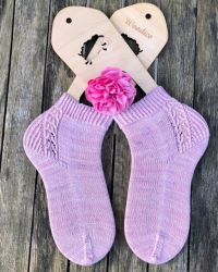 Handgestrickte Socken (38/39) - Handfrbung