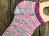 Handgestrickte Socken (38/39) - Handfrbung