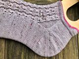 Handgestrickte Socken (38/39) - Handfrbung